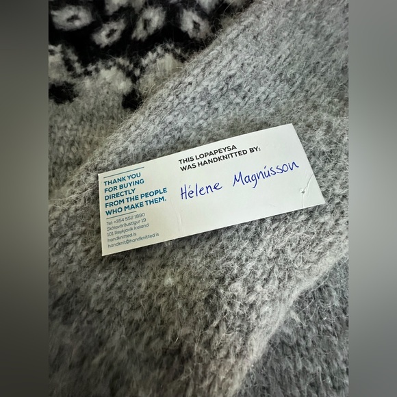 Handknitted Icelandic Wool Sweater
Made In Iceland - Picture 11 of 12